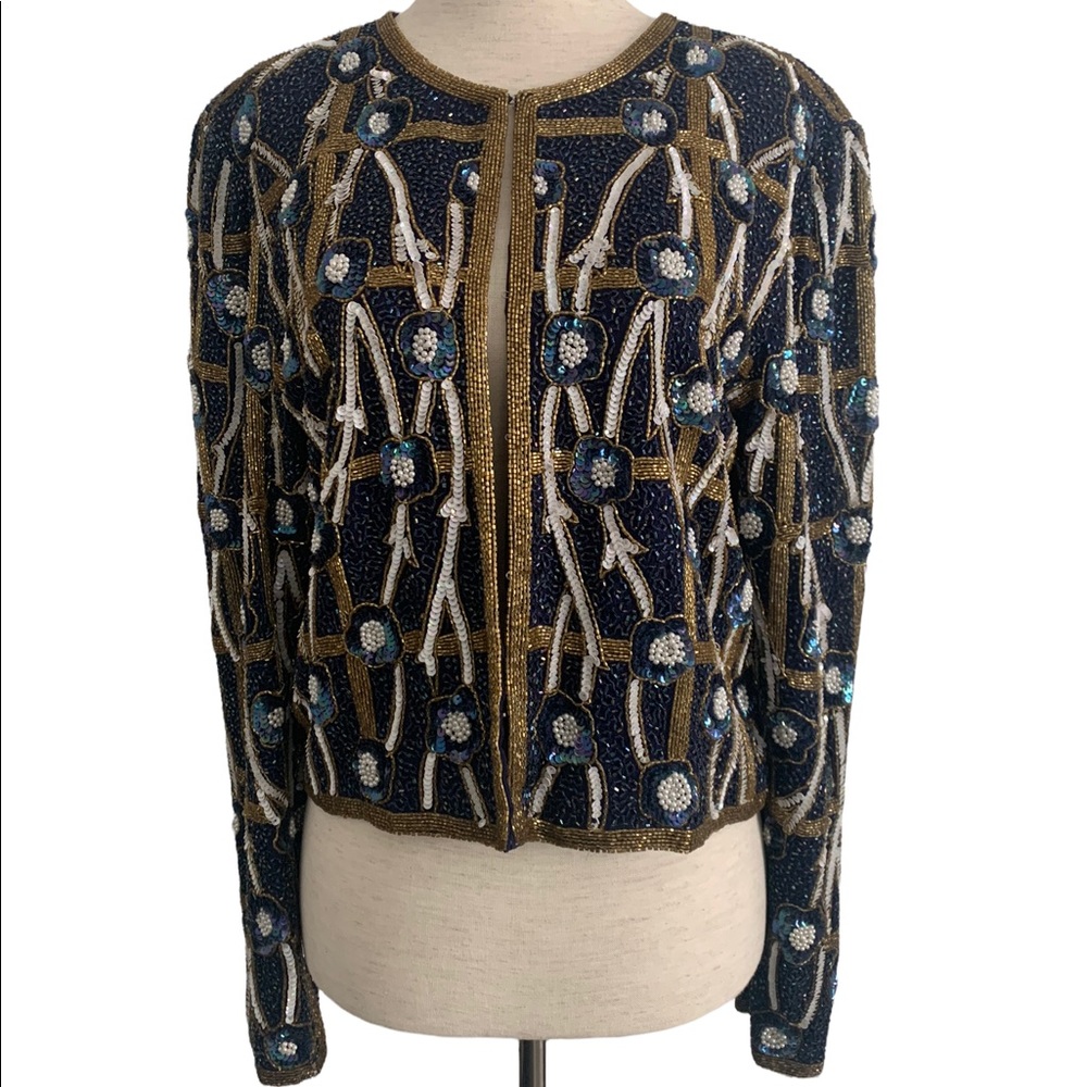 Vintage Beaded and Sequin Jacket